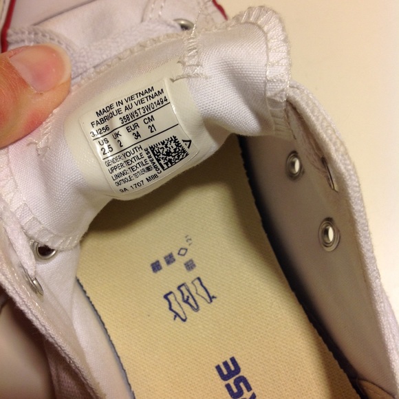 Converse All Star White Sneakers - Picture 7 of 7